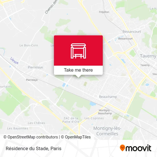 Résidence du Stade map
