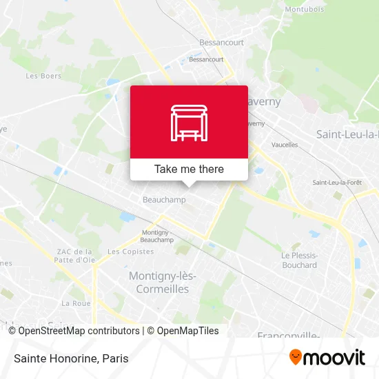 Sainte Honorine map