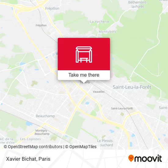 Xavier Bichat map