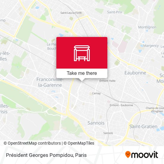 Président Georges Pompidou map