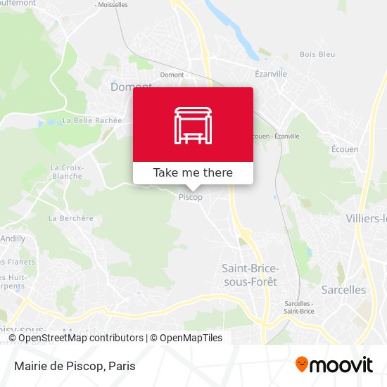 Mairie de Piscop map