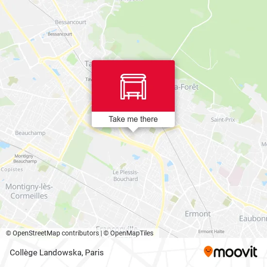 Collège Landowska map