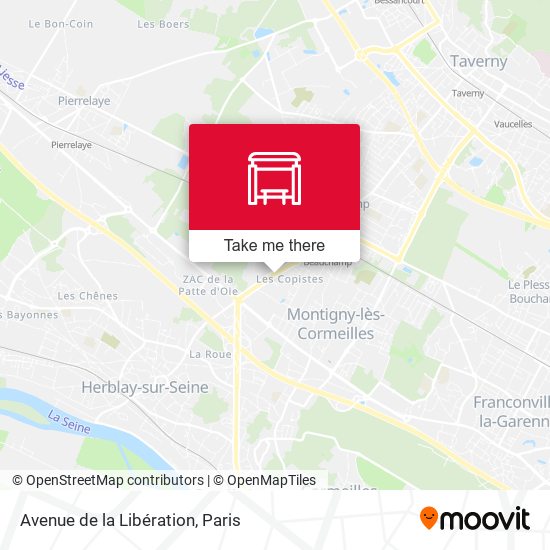 Avenue de la Libération map