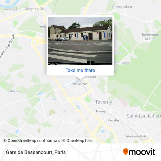 Mapa Gare de Bessancourt