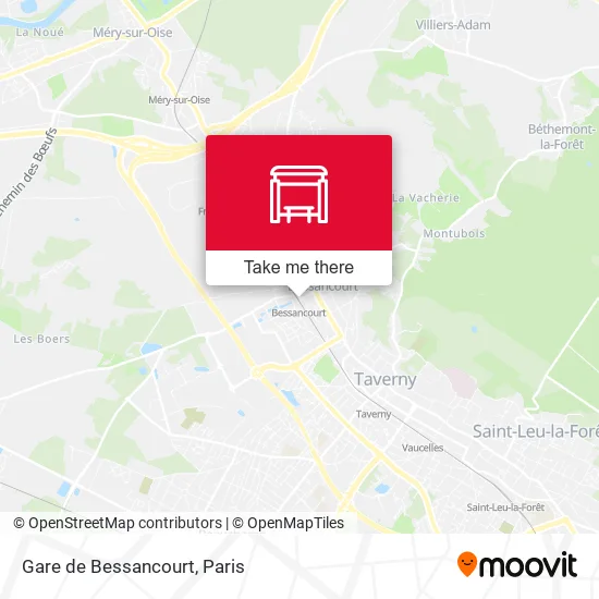 Gare de Bessancourt map