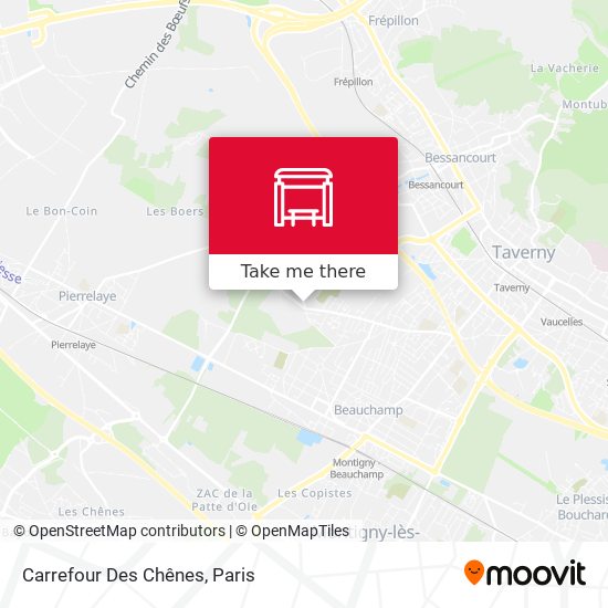 Carrefour Des Chênes map