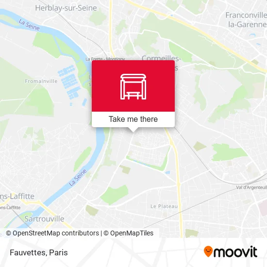 Fauvettes map