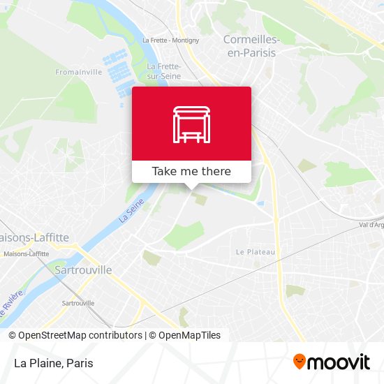 La Plaine map