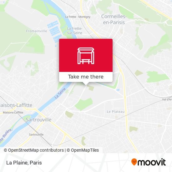 La Plaine map