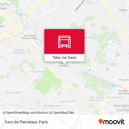 Gare de Pierrelaye map