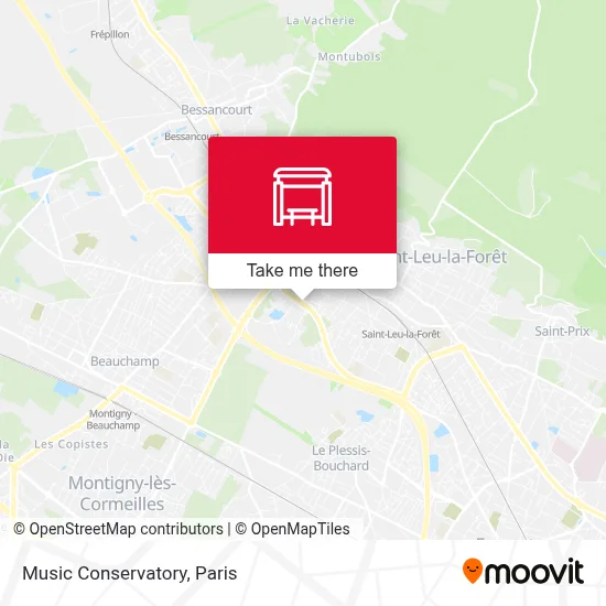 Conservatoire de Musique map
