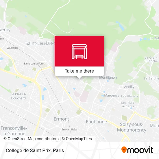 Collège de Saint Prix map
