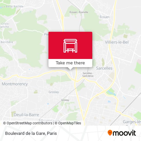 Mapa Boulevard de la Gare