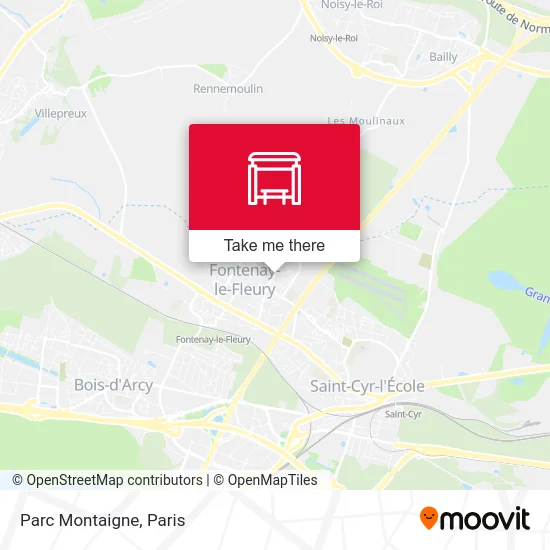Parc Montaigne map