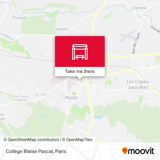 Collège Blaise Pascal map