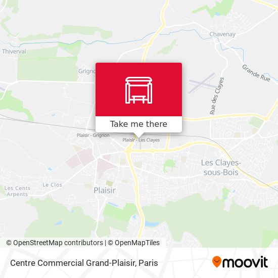 Centre Commercial Grand-Plaisir map