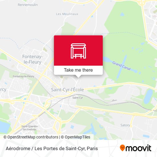 Mapa Aérodrome / Les Portes de Saint-Cyr
