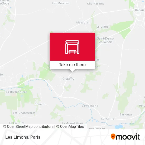 Les Limons map