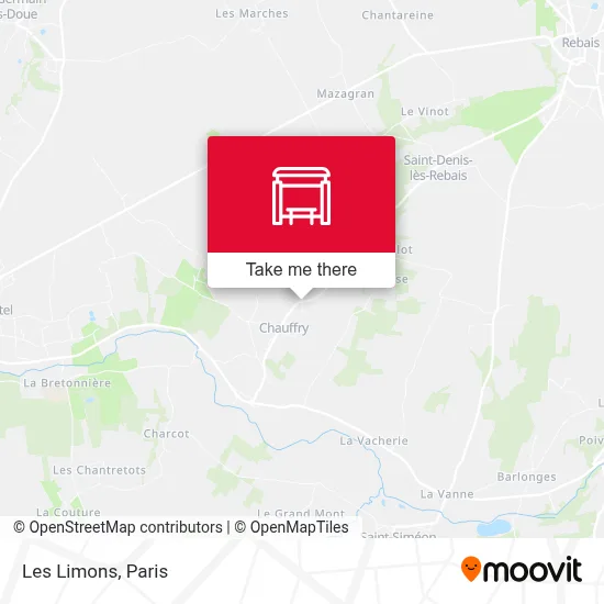 Les Limons map