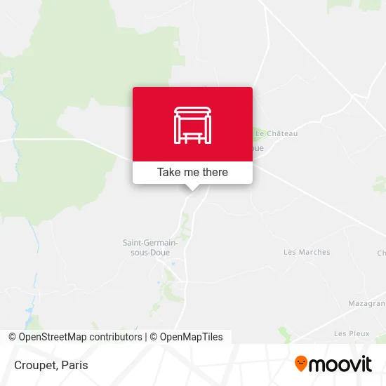 Croupet map
