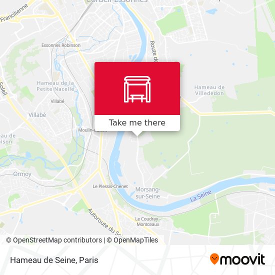 Mapa Hameau de Seine