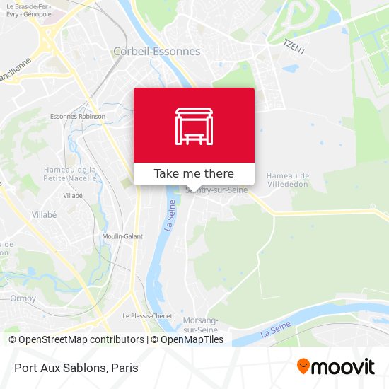 Port Aux Sablons map