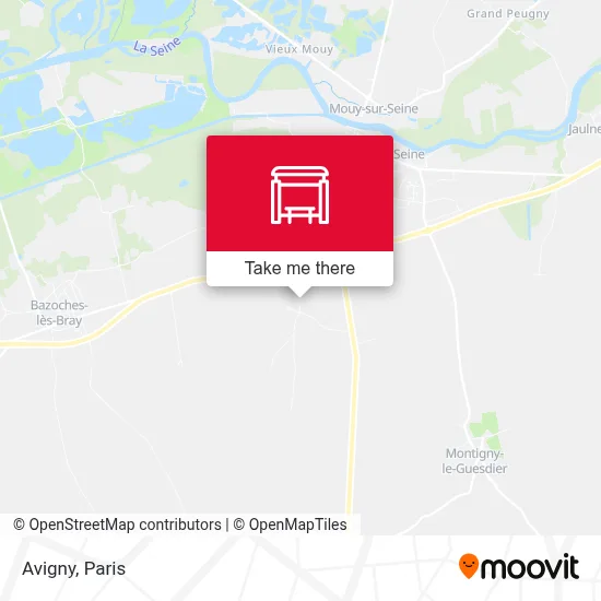 Avigny map