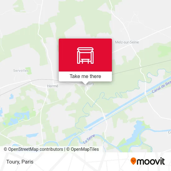 Toury map