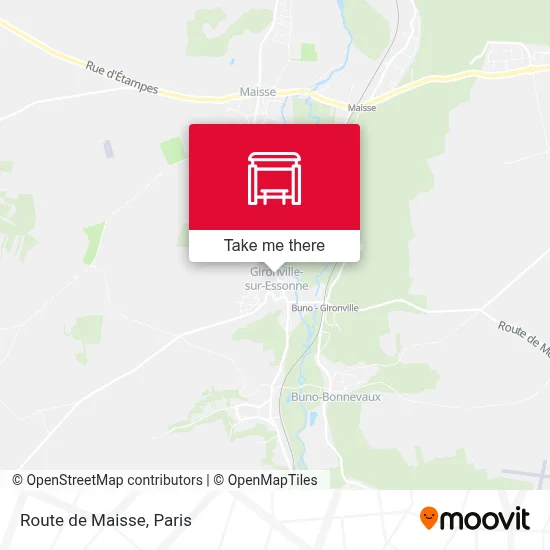 Route de Maisse map
