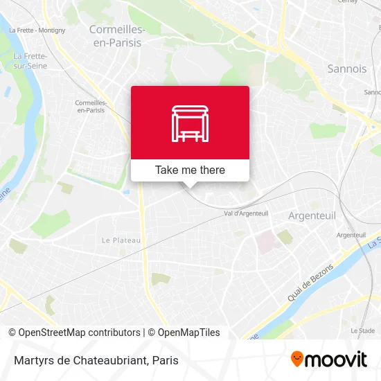 Martyrs de Chateaubriant map