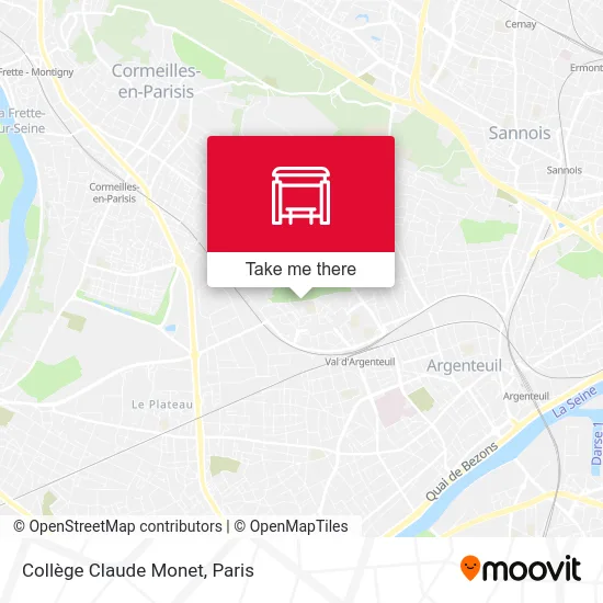 Collège Claude Monet map