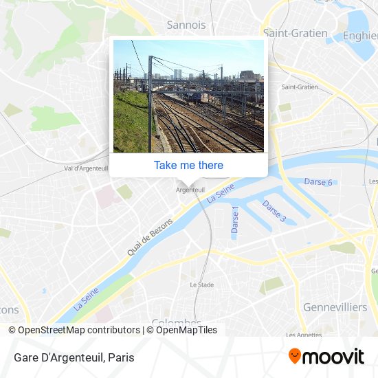 Gare D'Argenteuil map