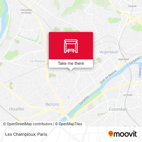 Les Champioux map
