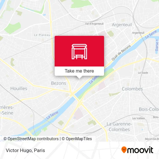 Victor Hugo map