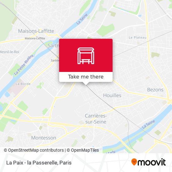 La Paix - la Passerelle map