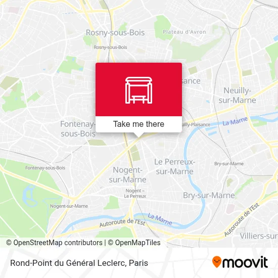 Rond-Point du Général Leclerc map