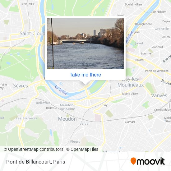 Pont de Billancourt map