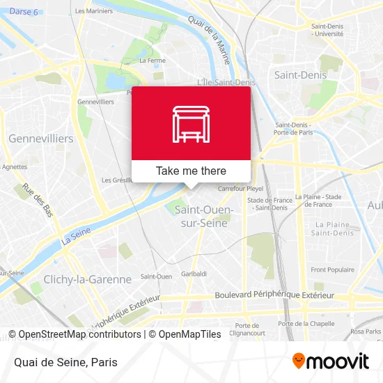 Quai de Seine map