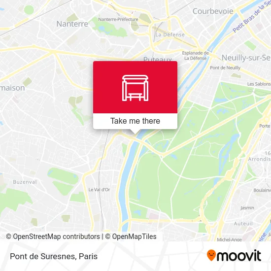 Pont de Suresnes map