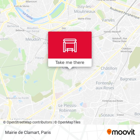 Mairie de Clamart map