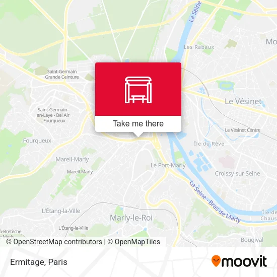 Ermitage map
