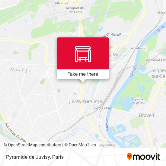 Pyramide de Juvisy map