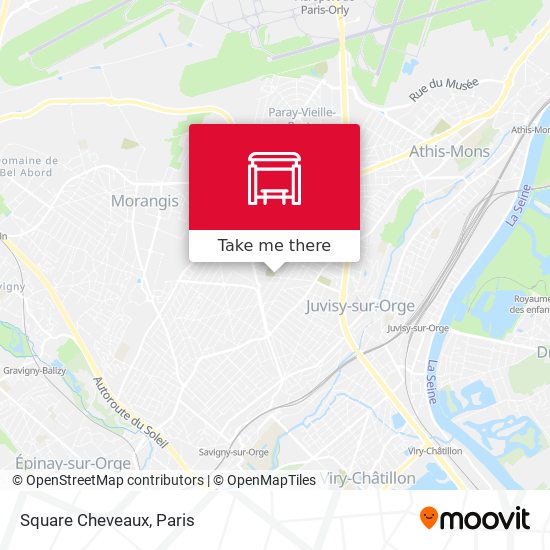 Mapa Square Cheveaux