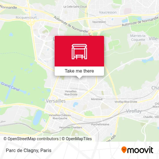 Parc de Clagny map