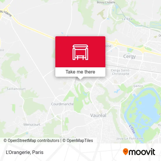 L'Orangerie map