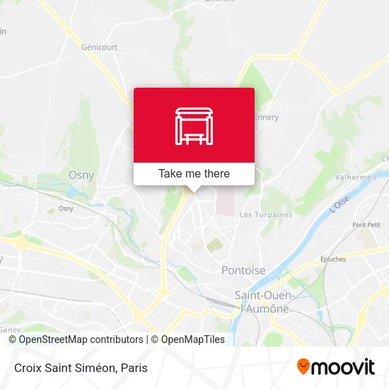 Croix Saint Siméon map
