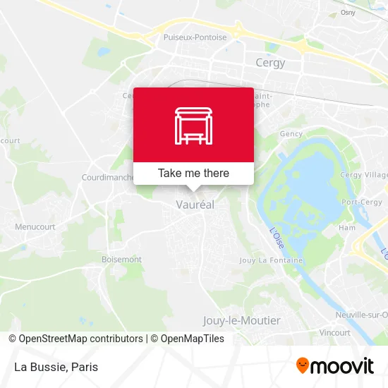 La Bussie map