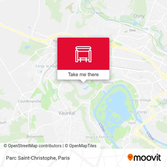 Parc Saint-Christophe map