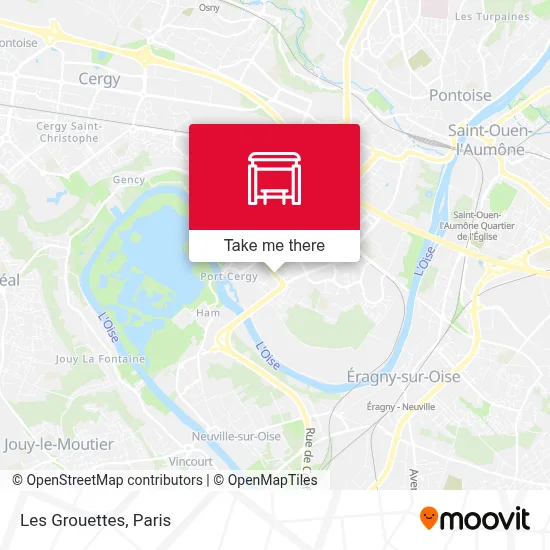 Les Grouettes map