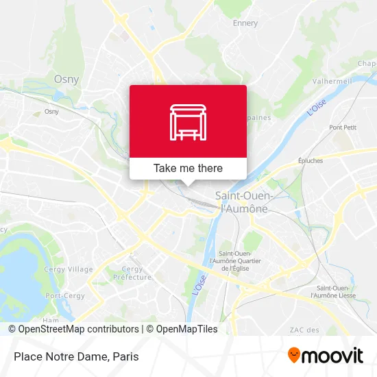 Place Notre Dame map